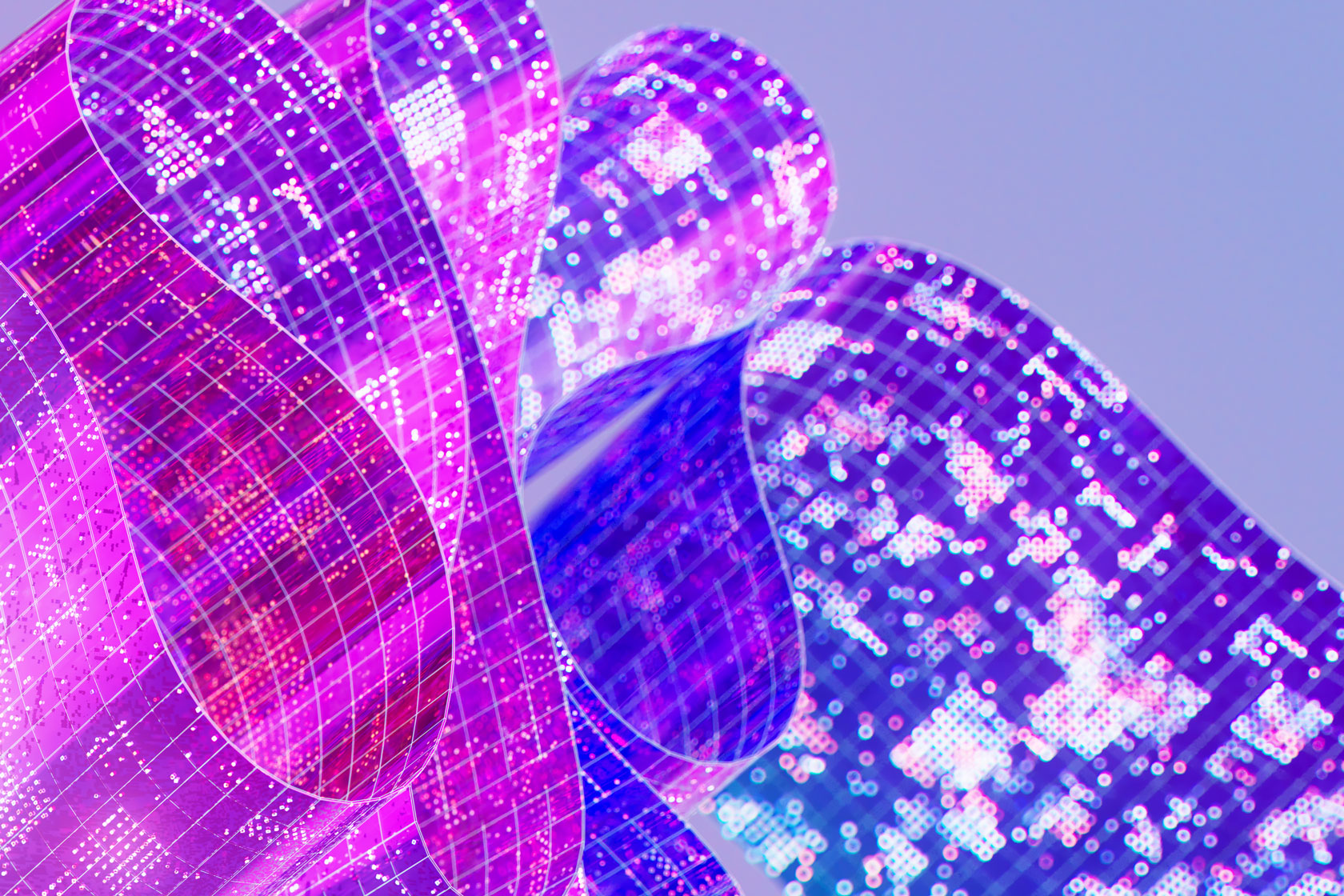 Abstract background featuring purple and pink hues with a blue sky, creating a vibrant and dynamic visual effect.