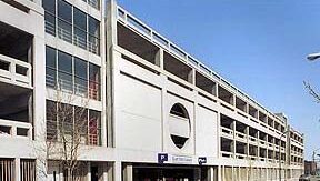 East End Garage entrance.